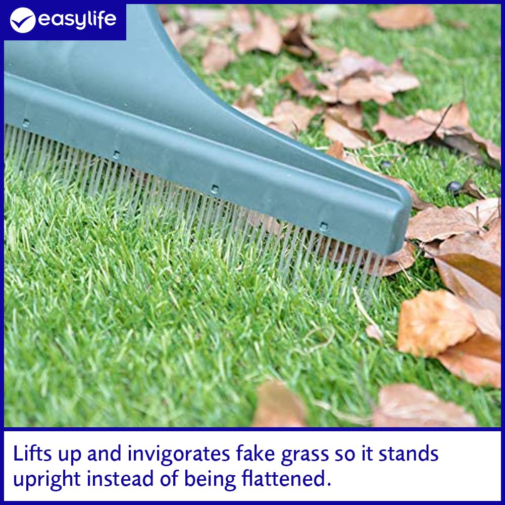 - Easylife Grass Rake for Artificial Grass | Garden Tools and Equipment | Fake Grass Brush L110-150cm -