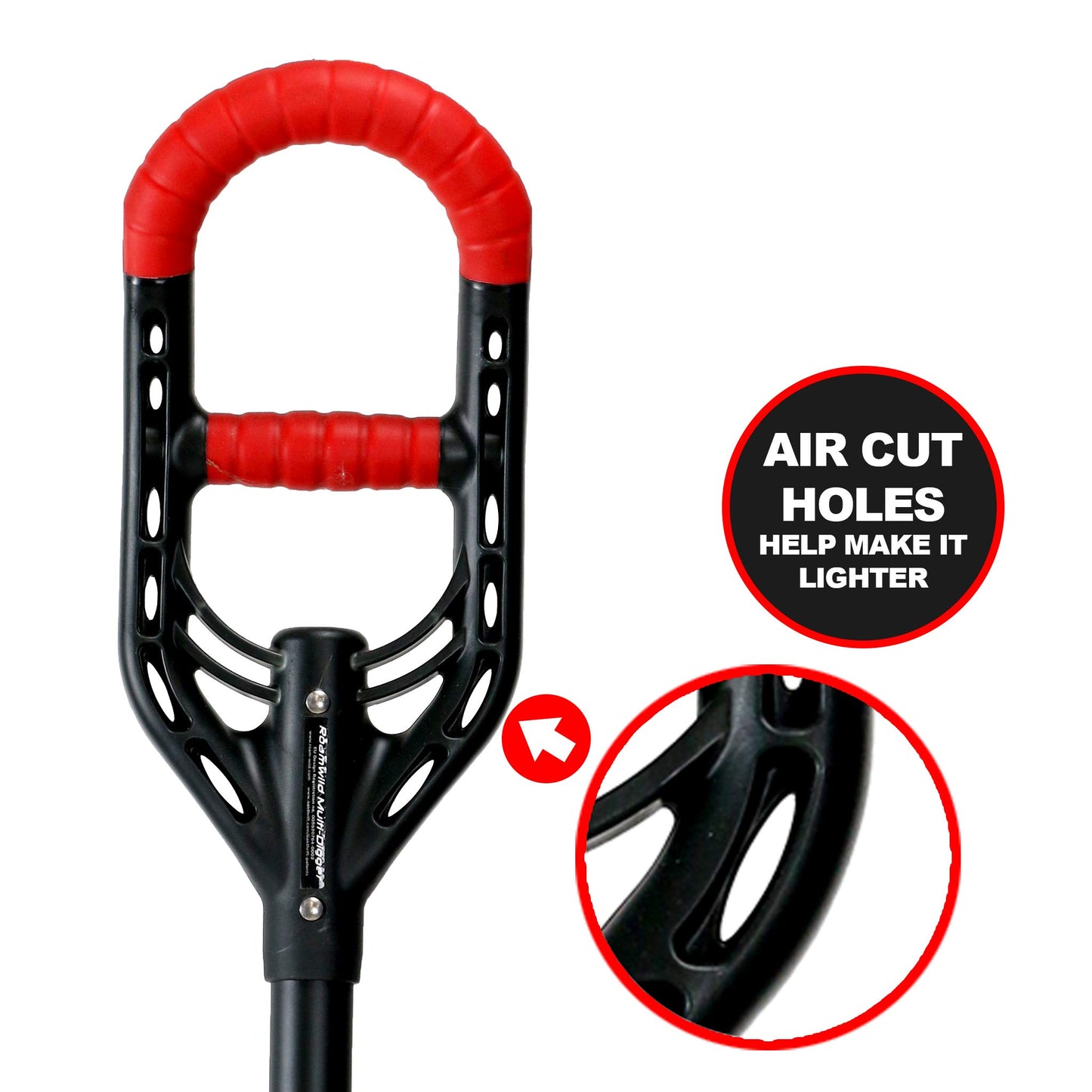 - Roamwild Multi-Digger Garden Spade | Reinforced Fibreglass Light Weight Gardening Arrow Head Shovel -