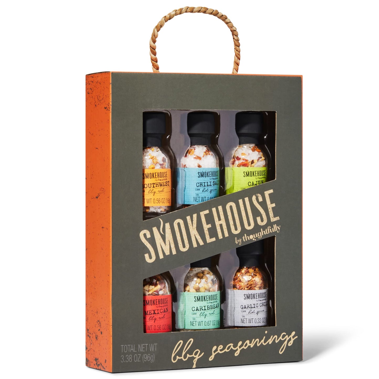 - Smokehouse by Thoughtfully | BBQ Seasoning Collection | 6 Pack -