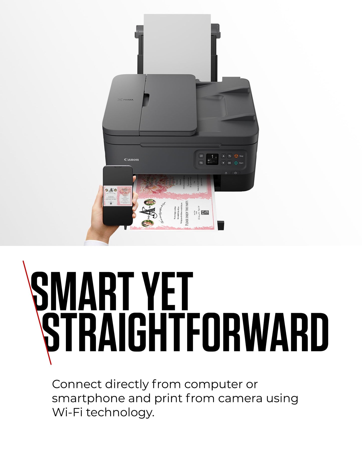 Canon PIXMA TS7450i All-in-One Printer - Wi-Fi Printing, Auto Document Feeder, Creative Media Printing - Ideal for Home and Office