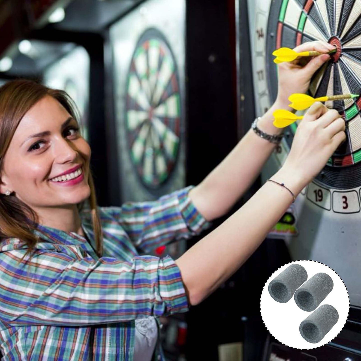 3PCS Dart Sharpeners Wear Resistant Darts Accessories Dart Points Darts Dart Accessories Small Gauge Metal or Surfaces