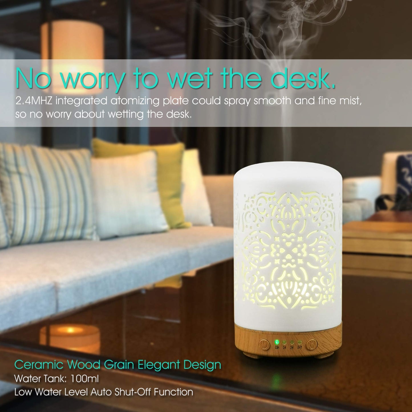 - Earnest Living Essential Oil Diffuser for Home -