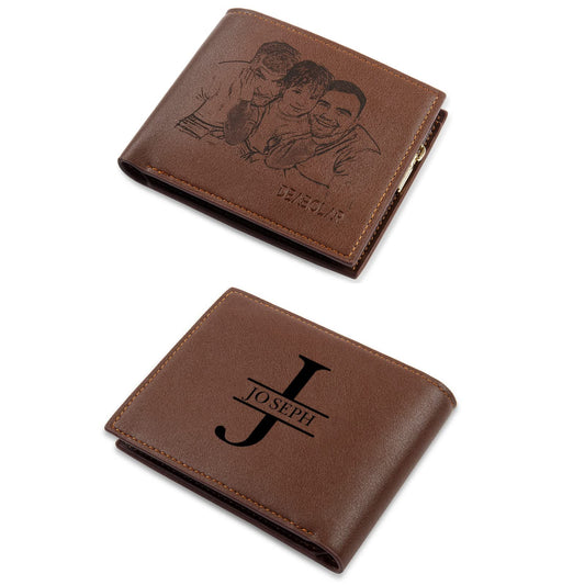 - Glooraca Personalised Leather Wallets For Men | Personalized Mens Wallets -