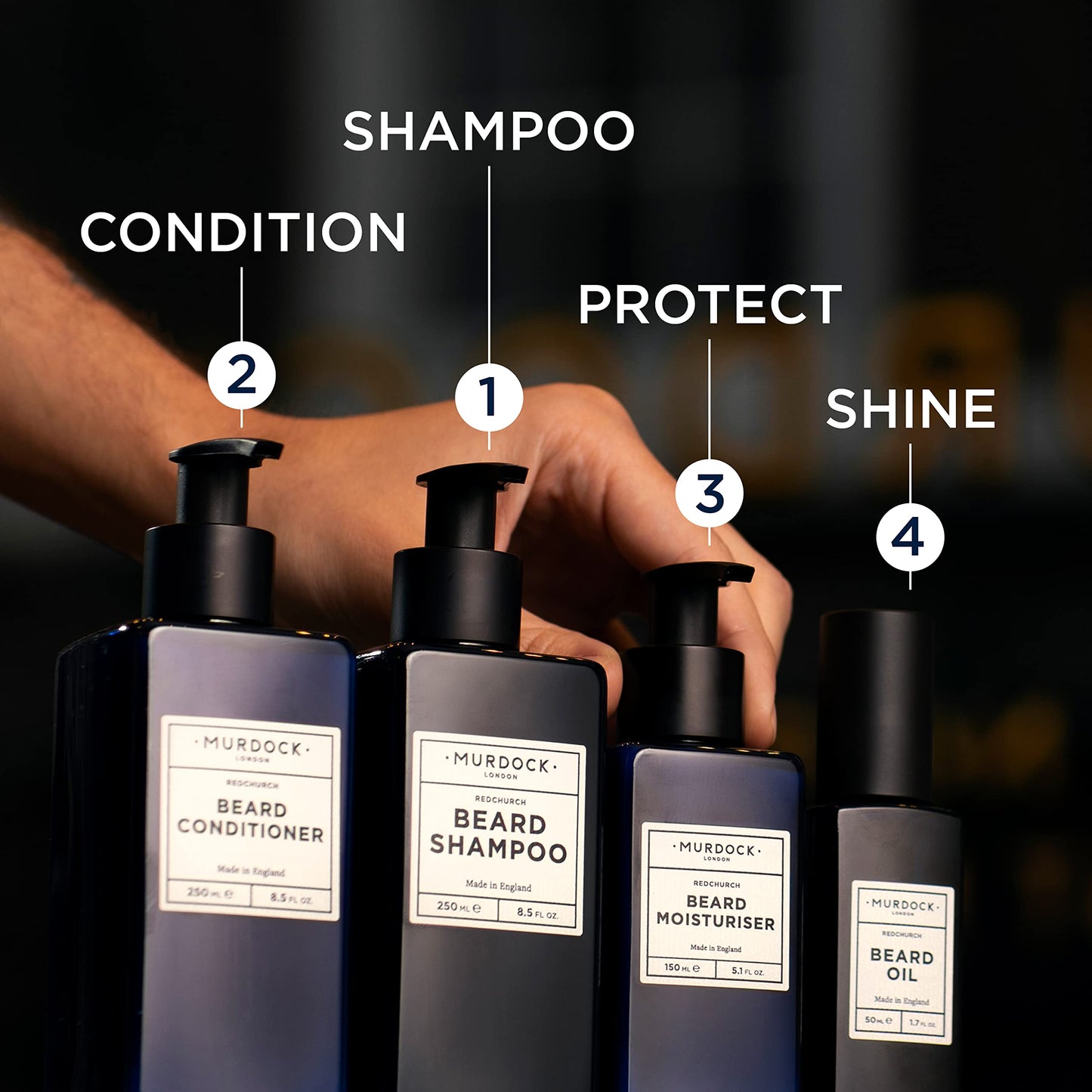 - Murdock London Beard Shampoo | pH Balanced & Sulphate Free -