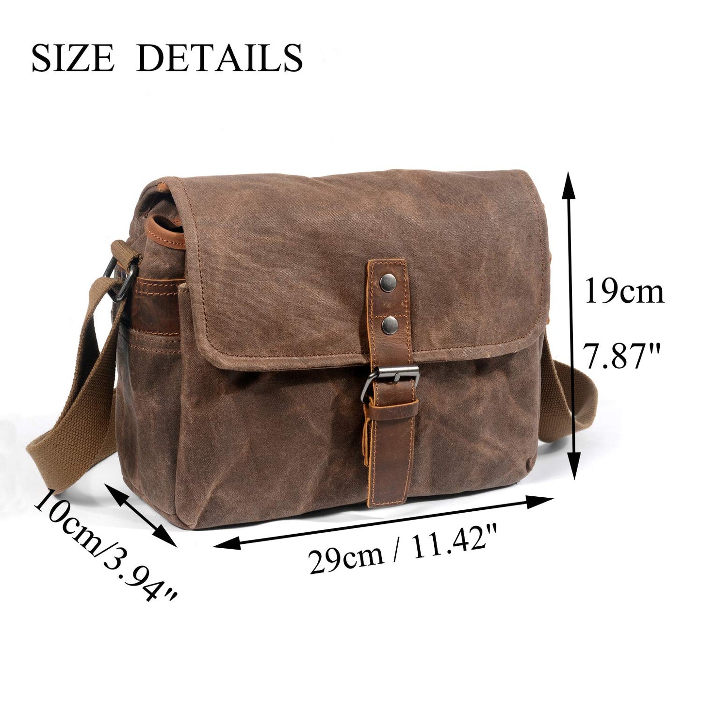 - ONEGenug SLR Camera Bag | Waterproof Wax Canvas Bag -