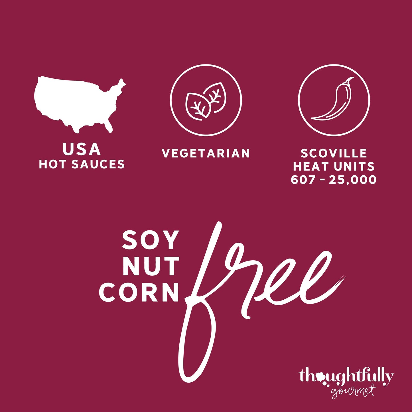 - Thoughtfully Gourmet | Hot Sauce Challenge Gift Set -