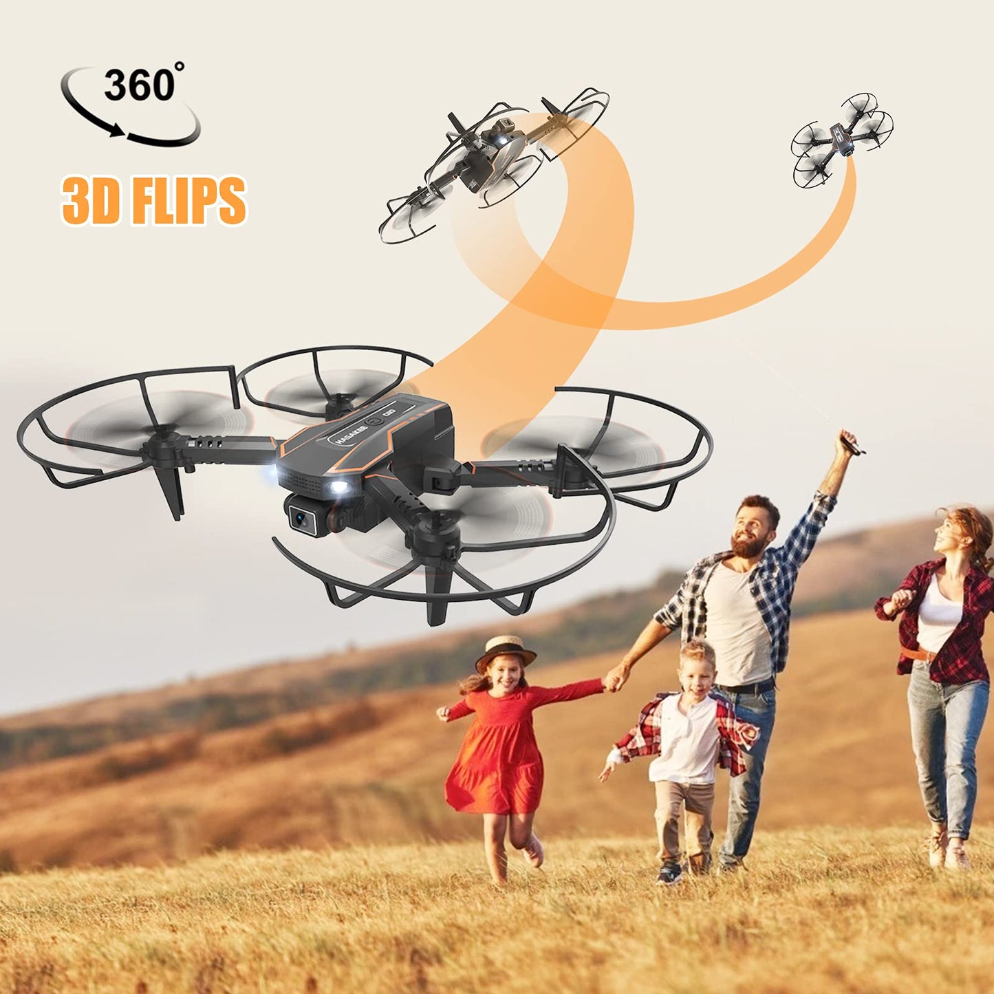 - Q10 Mini Drone with Camera | 720P HD FPV | Foldable Quadcopter | Gravity Sensor Mode -