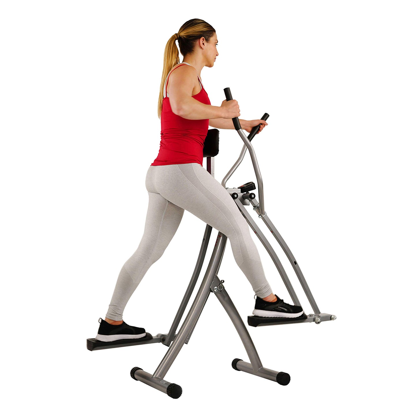 - Sunny Health & Fitness Elliptical Cross Trainer | w/ LCD Monitor -