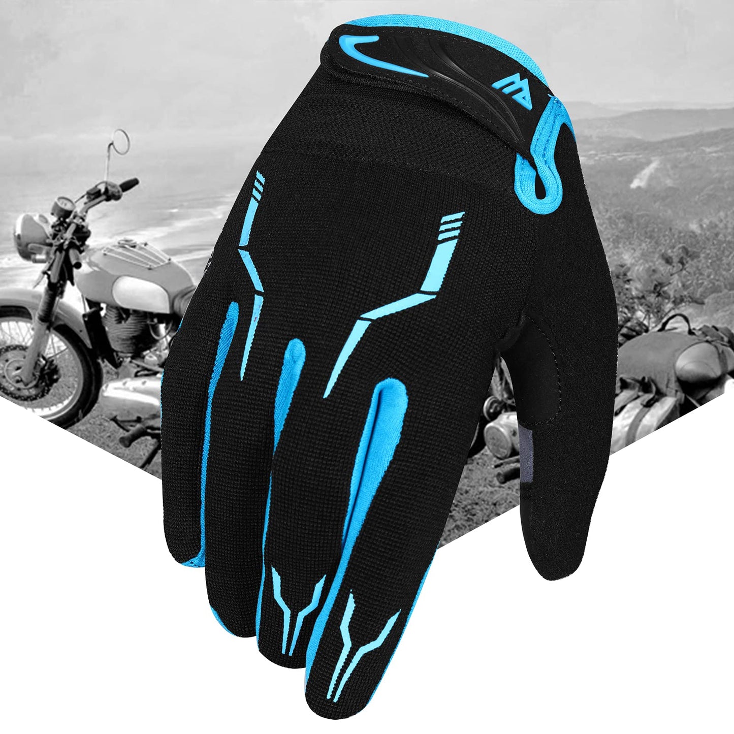 - WESTWOOD FOX WFX Cycling Gloves Full Finger Mountain Bike Gloves Touchscreen