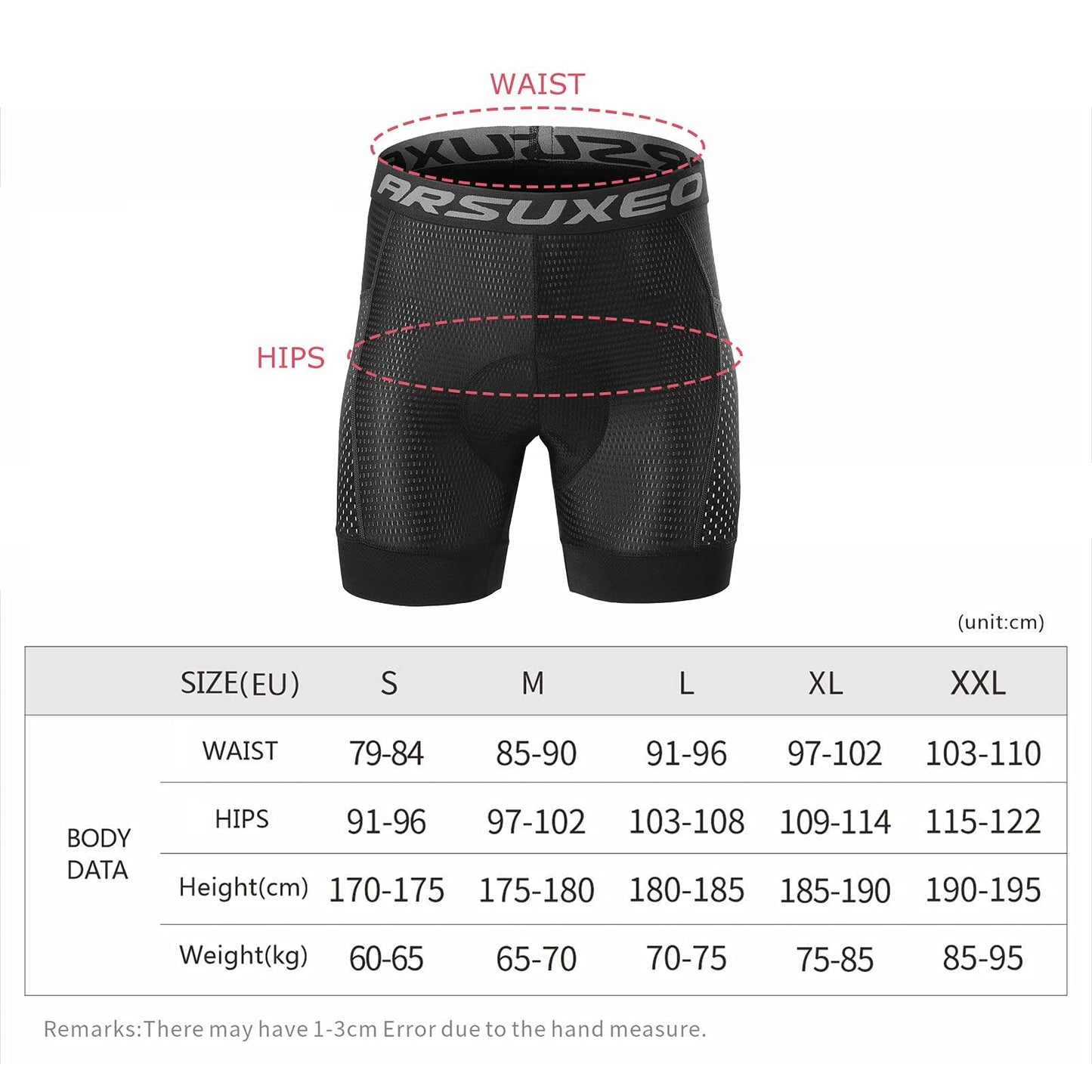 - Lixada Men's Cycling Underwear | Padded 5D Gel Padded Bike Shorts | Quick Dry -