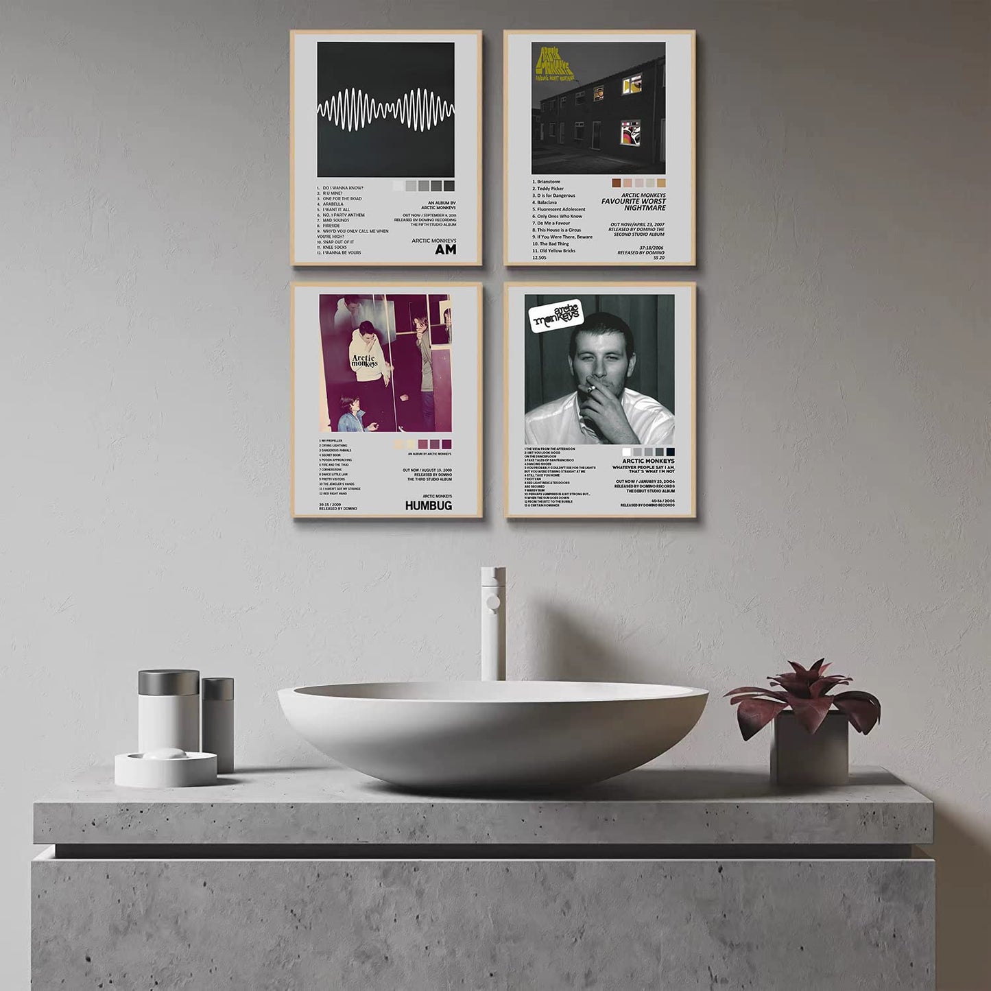- GLRSSN Arctic Monkeys Poster | Music Album Cover Posters | Set Of 4 -