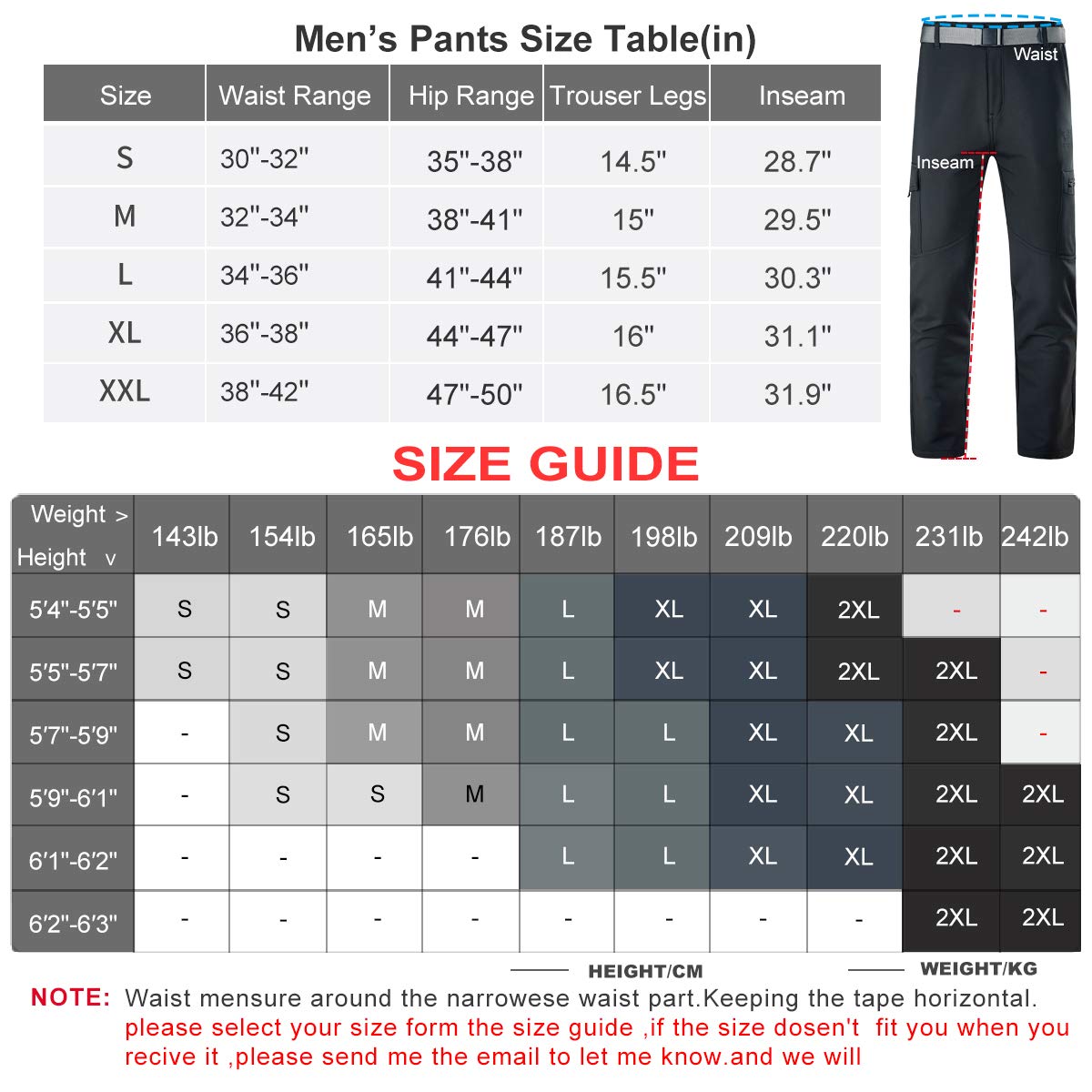 - Men's Outdoor Hiking Trousers | Quick Dry | Lightweight | Thick Fleece -
