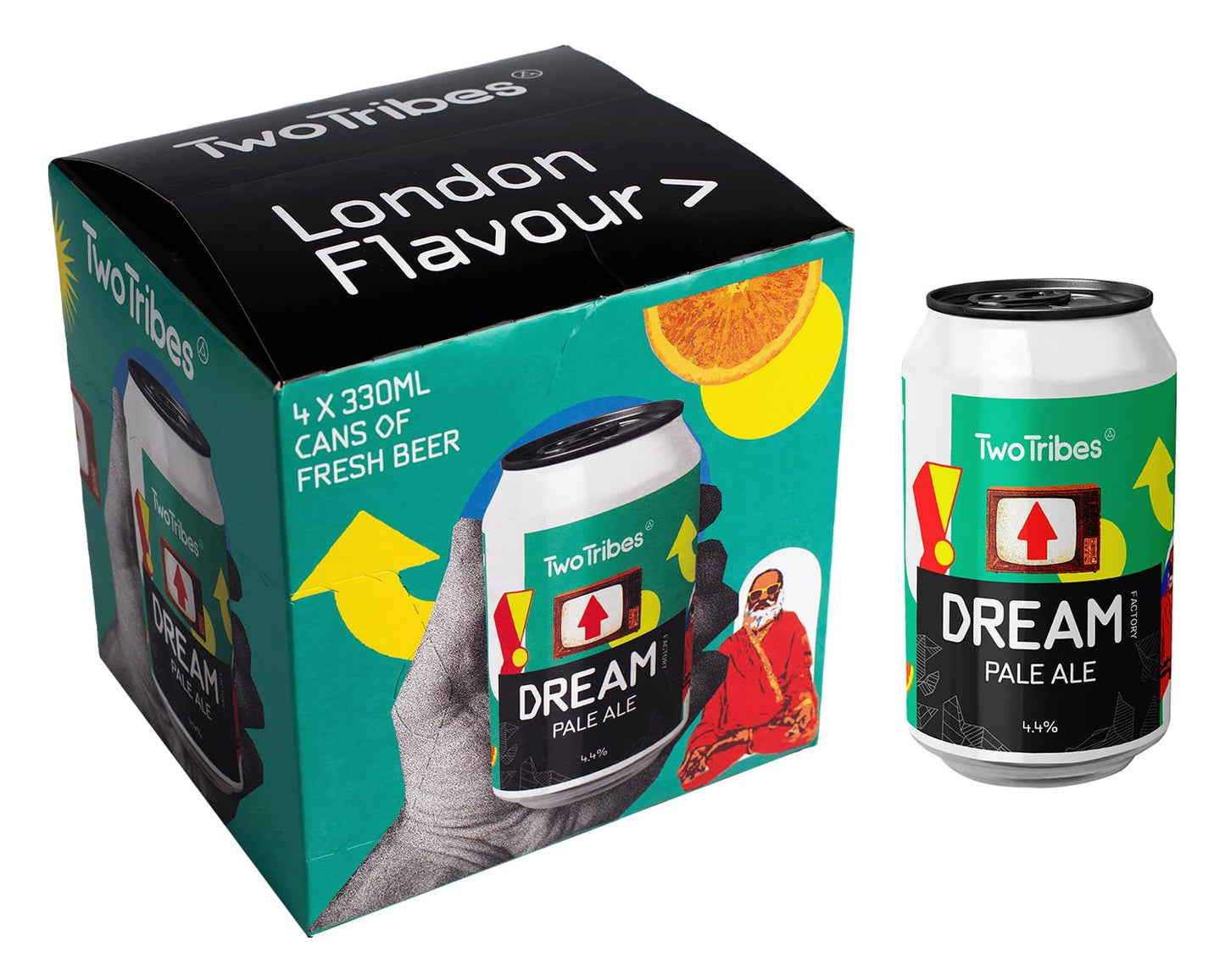 - Two Tribes Dream Factory Pale Ale | 4x330ml | Craft Beer Can Fridge Pack -