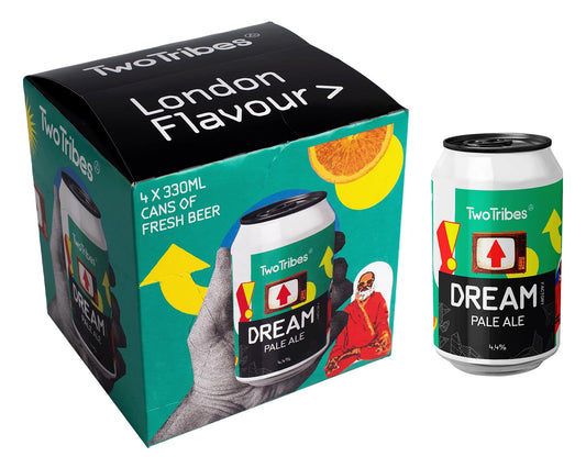 - Two Tribes Dream Factory Pale Ale | 4x330ml | Craft Beer Can Fridge Pack -