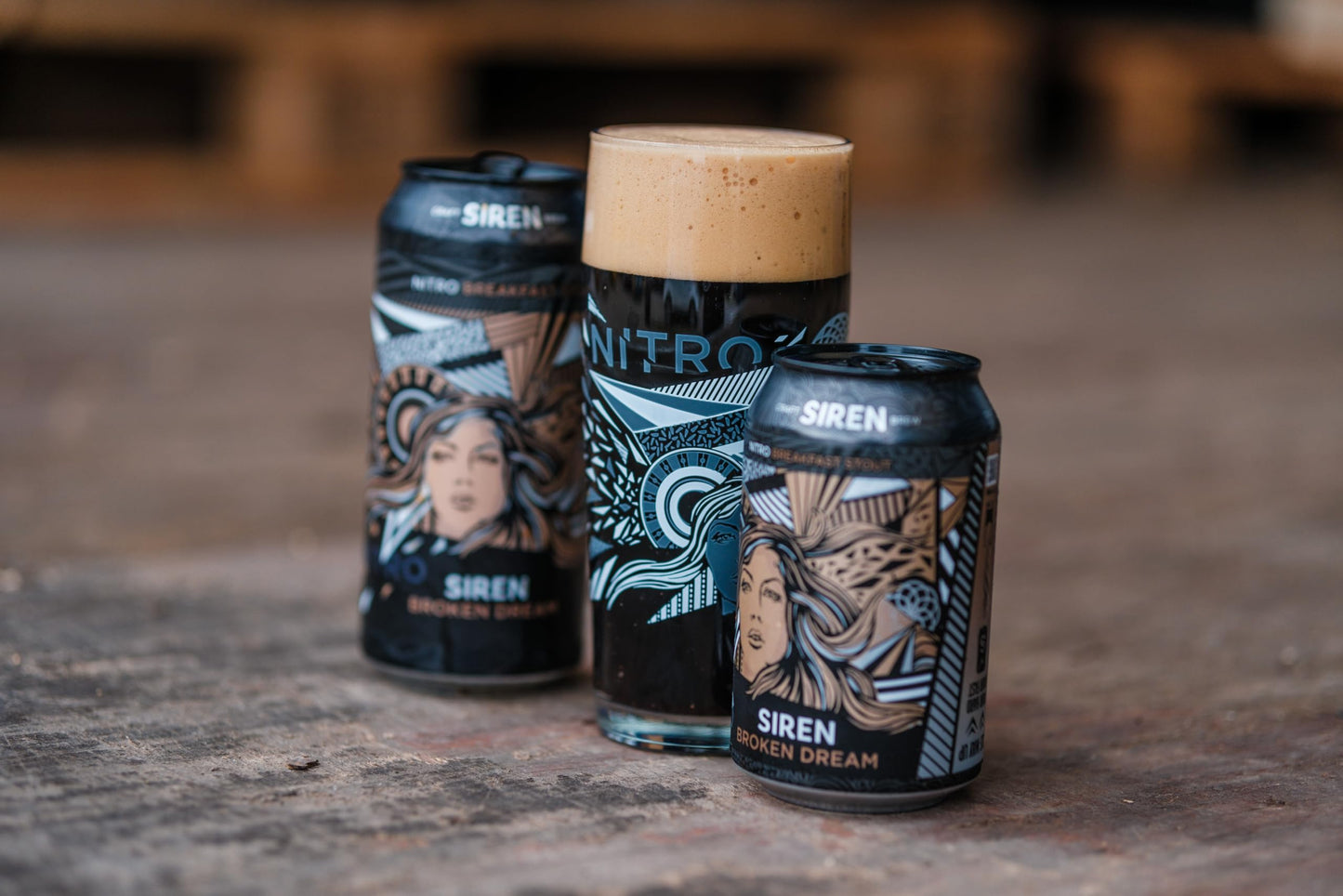 - Siren Craft Brew | Nitro Broken Dream 440ml | 6.5% Breakfast Stout -