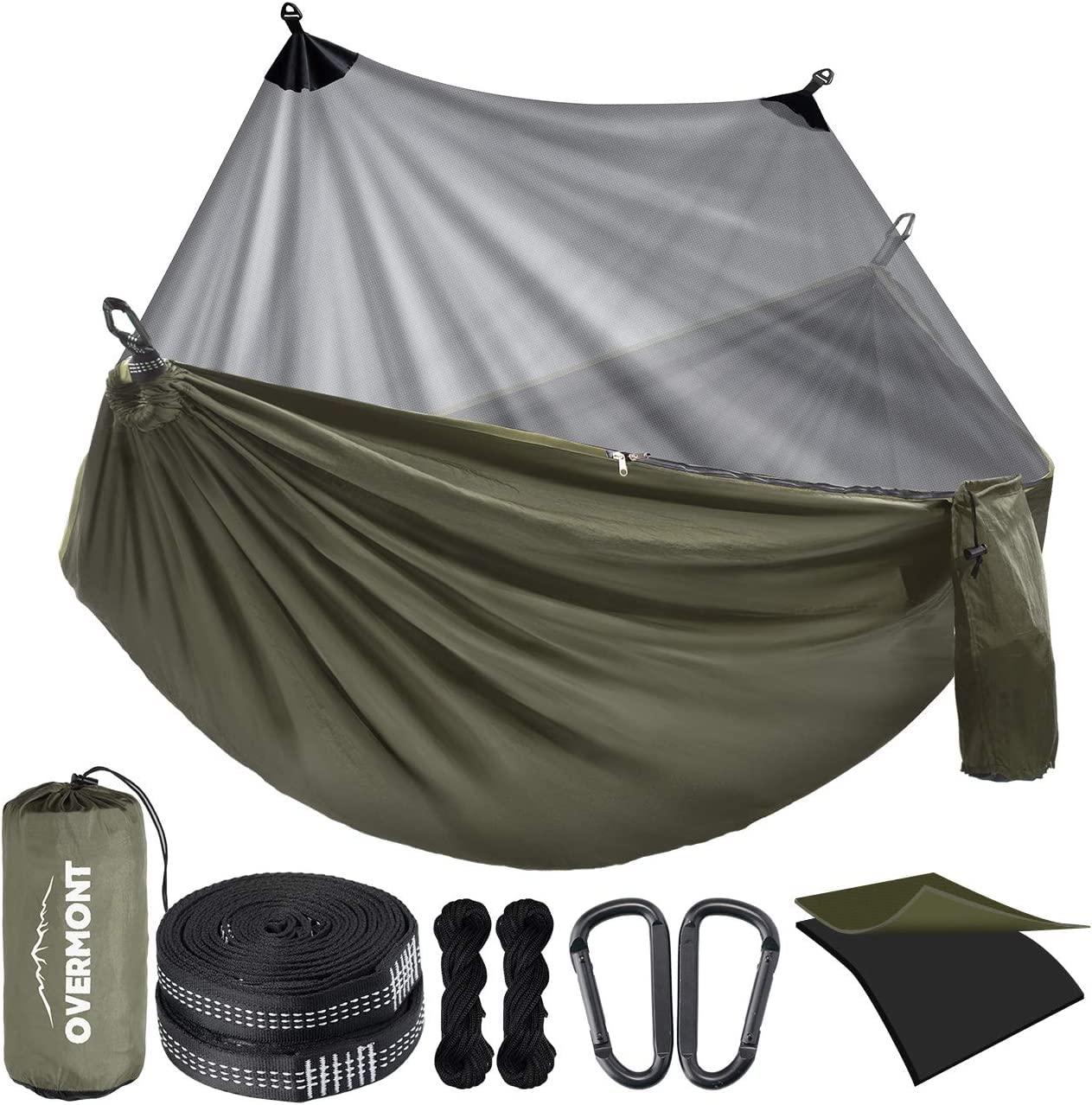 - Overmont Camping Hammock | Mosquito Net | Ultralight 210T Double Layer Nylon -