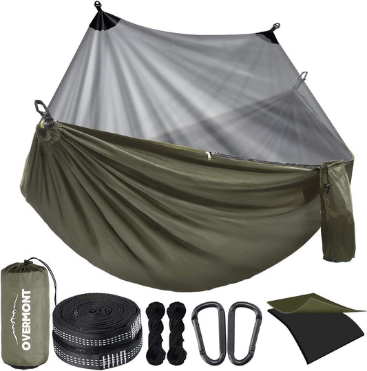 - Overmont Camping Hammock | Mosquito Net | Ultralight 210T Double Layer Nylon -