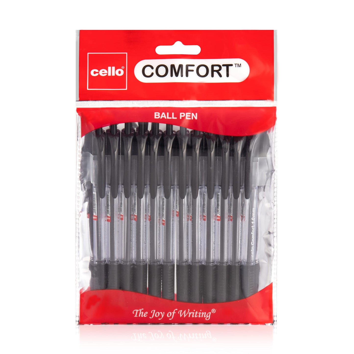 Cello Ballpoint Black Pens, Pack of 24 (1.0mm) Medium Point Retractable, Coloured pens Ball Point Black Ink biro Pens; Ideal for Office supplies, School Stationary supplies