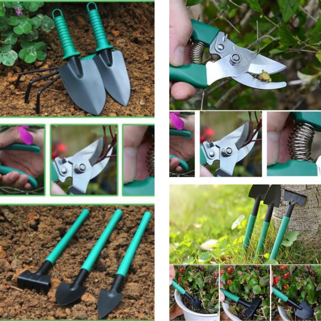 - DR GARDEN Garden Tools Set | Gardening Kit (10pcs) | Hand Tools for Gardener -