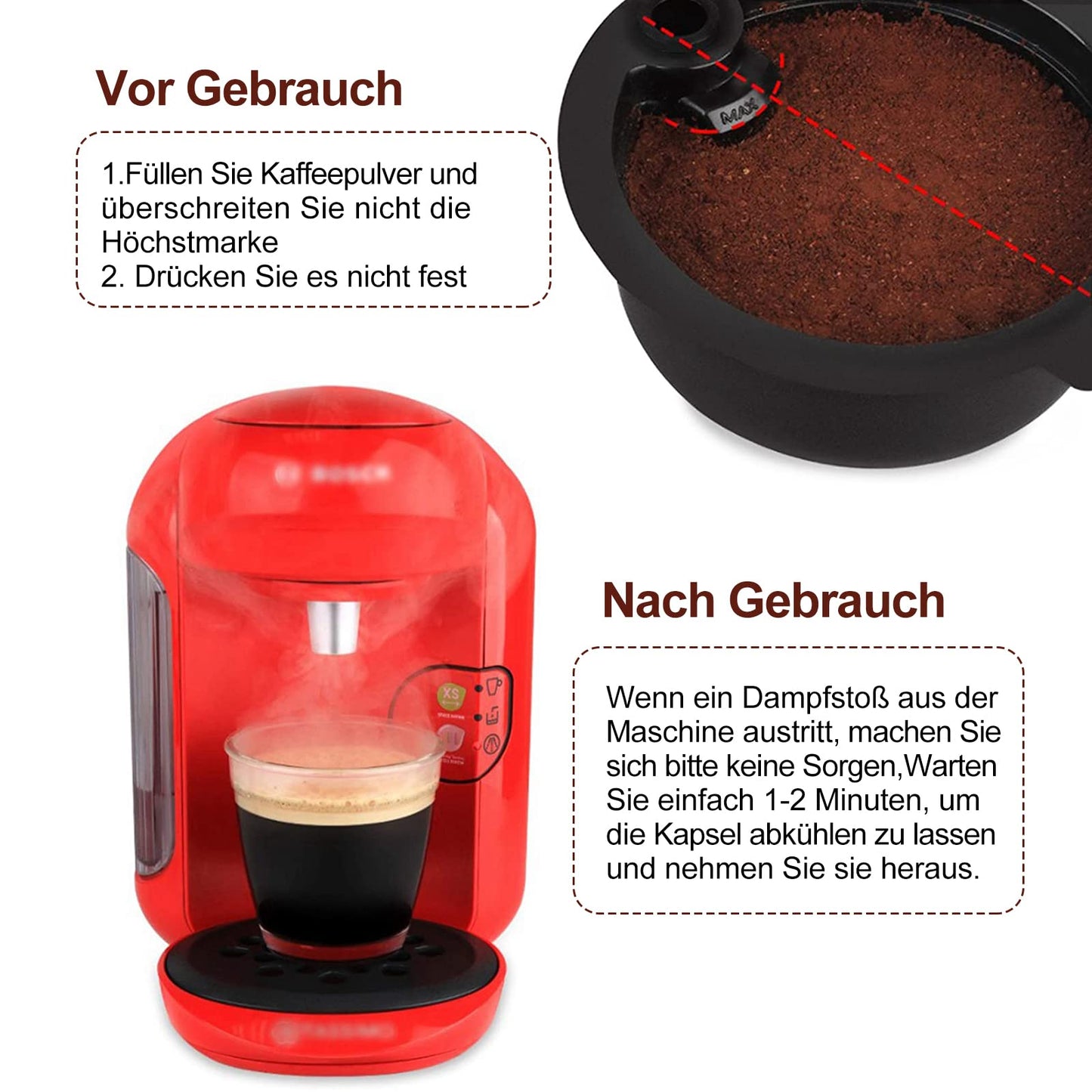 - NOTSEK Tassimo Reusable Pods | Reusable Tassimo Pods -