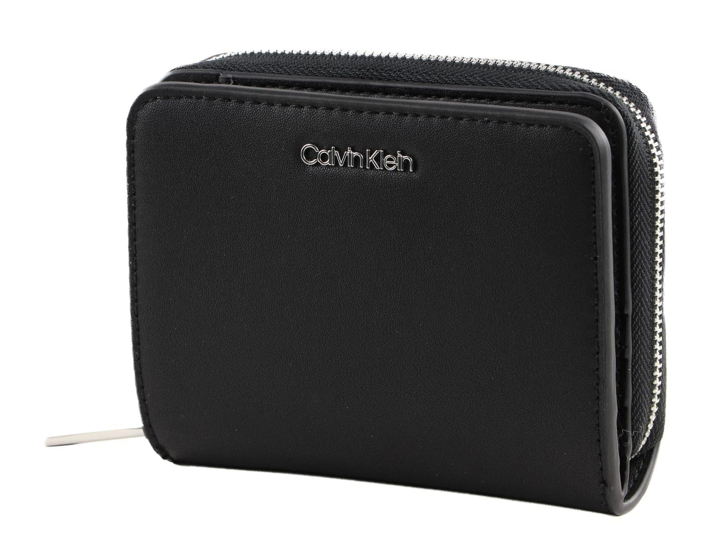 Calvin Klein Women's Must Z/A Wallet W/Flap MD K60K610300, Black (Ck Black), OS