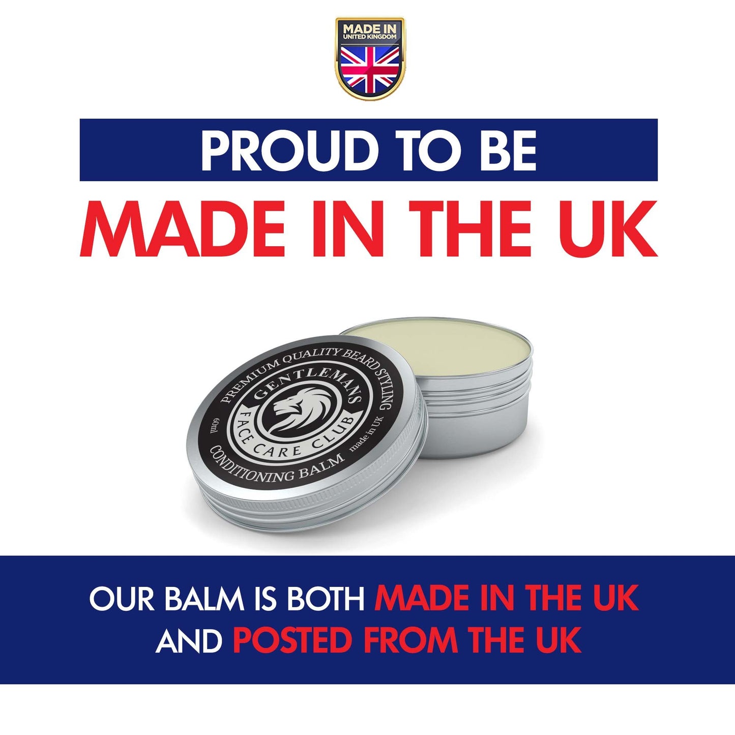 - Gentlemans Face Care Club Beard Balm | Premium Quality Conditioning Butter -