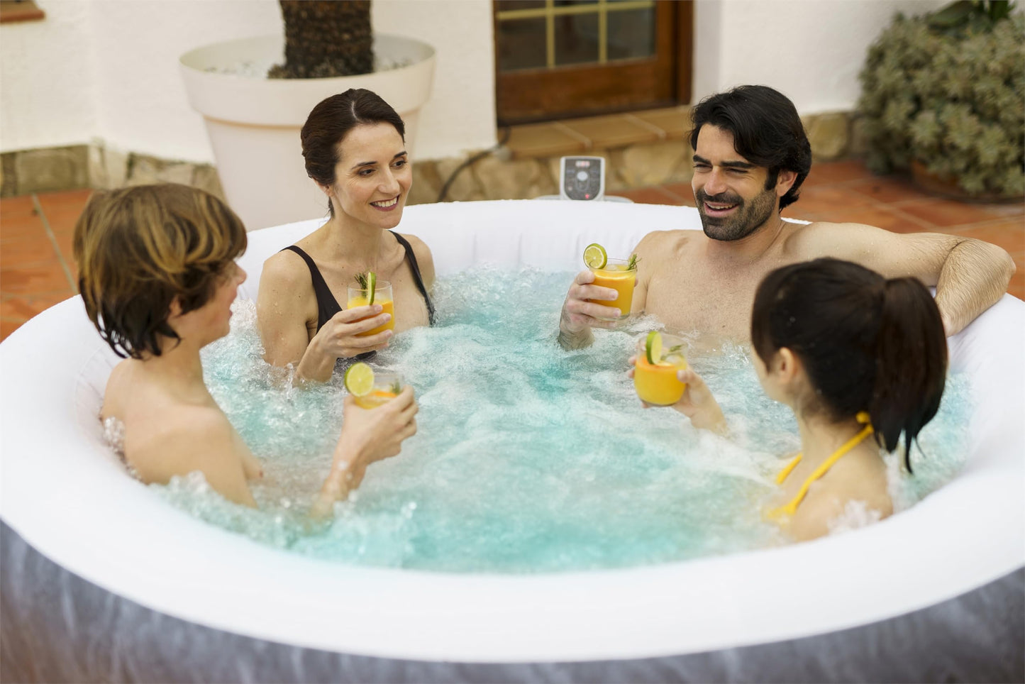 - Lay-Z-Spa Boracay Smart Signature | AirJetInflatable Hot Tub | App-Control | 2-4 person -