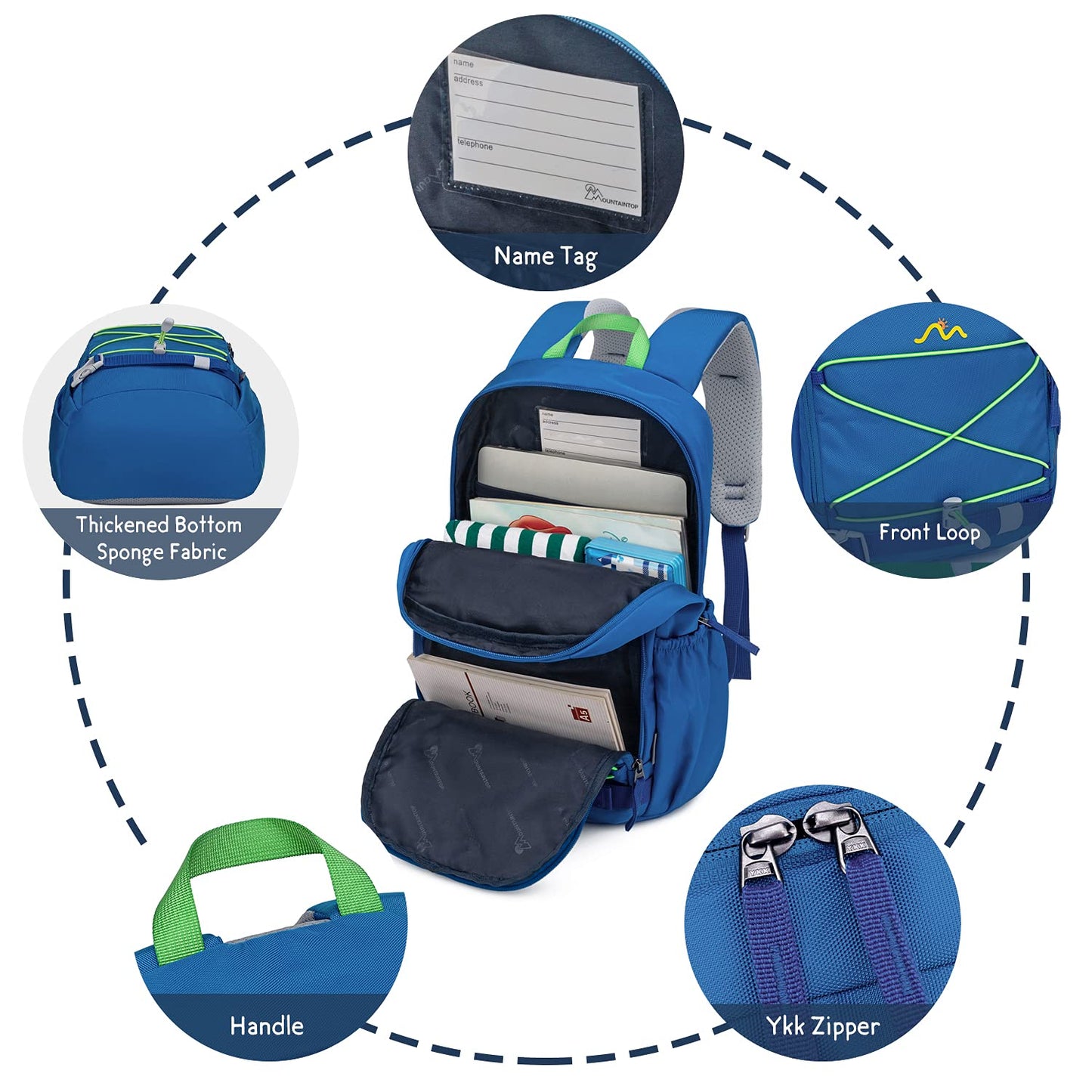 - MOUNTAINTOP 15L Kids Backpack | School Backpack | Childrens Hiking Backpack -