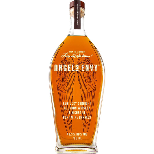 ANGEL’S ENVY Kentucky Straight Bourbon Whiskey Finished In Port Wine Barrels, Notes Of Vanilla And Toasted Nuts, 43.3% ABV, 700ml / 70cl