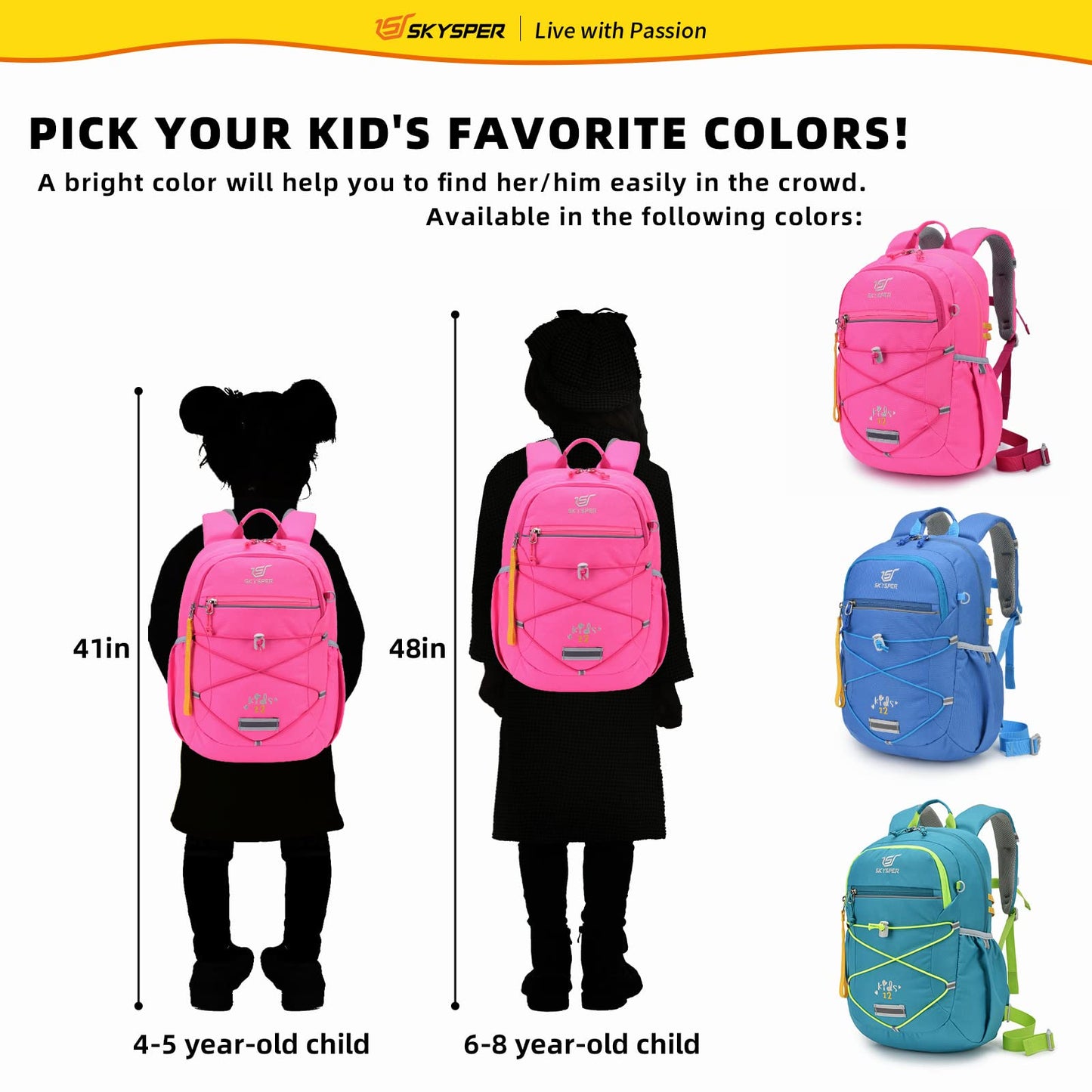 - SKYSPER Kids Backpack | 12L -