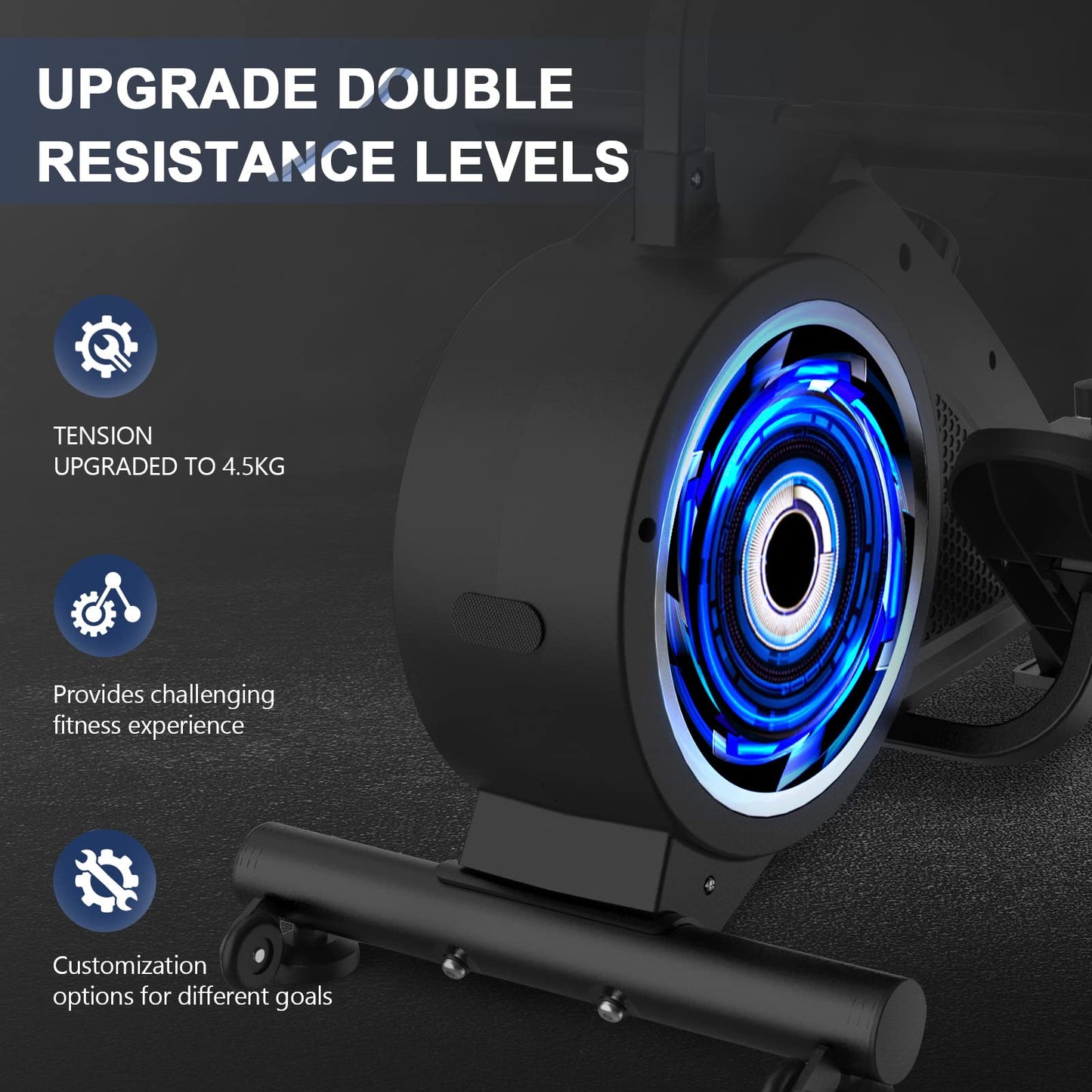 - Rowing Machine | Foldable Rowing Machine for home gym with LCD Monitor | 16 Level Magnetic Resistance for Full-body workout -
