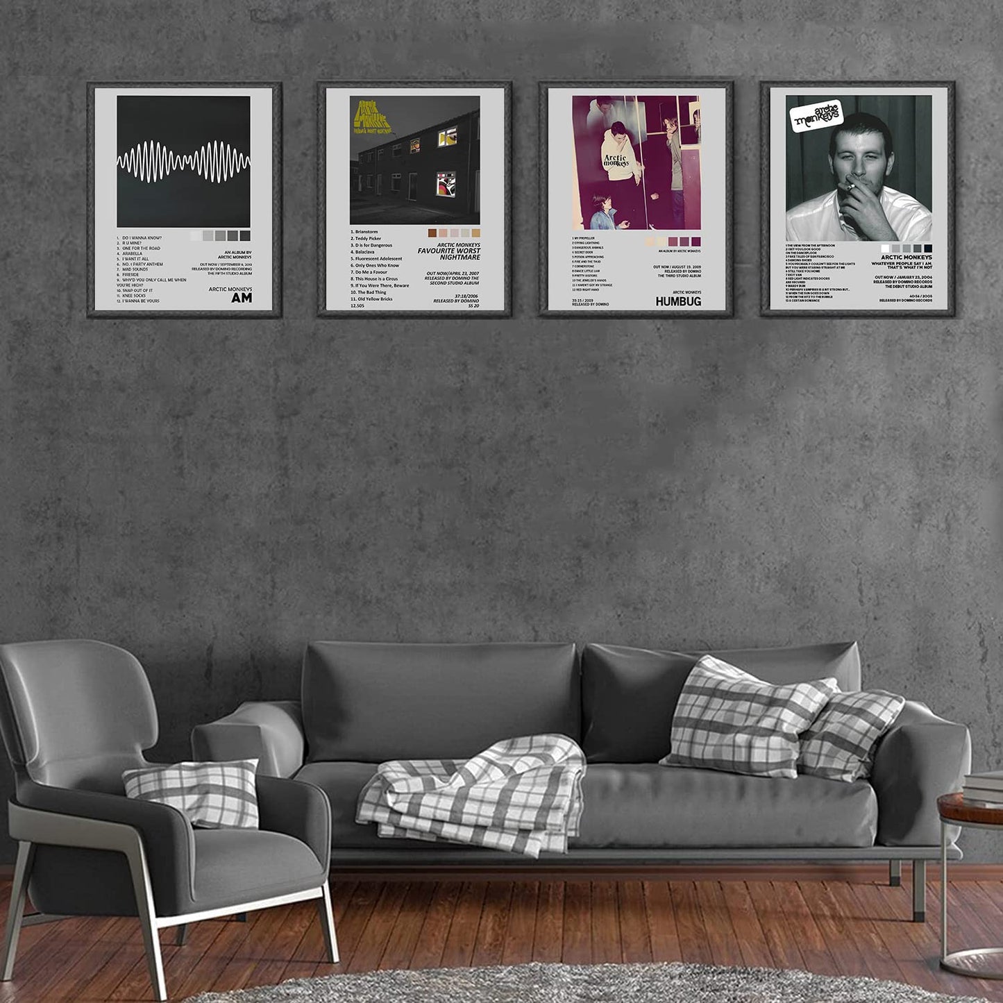 - GLRSSN Arctic Monkeys Poster | Music Album Cover Posters | Set Of 4 -