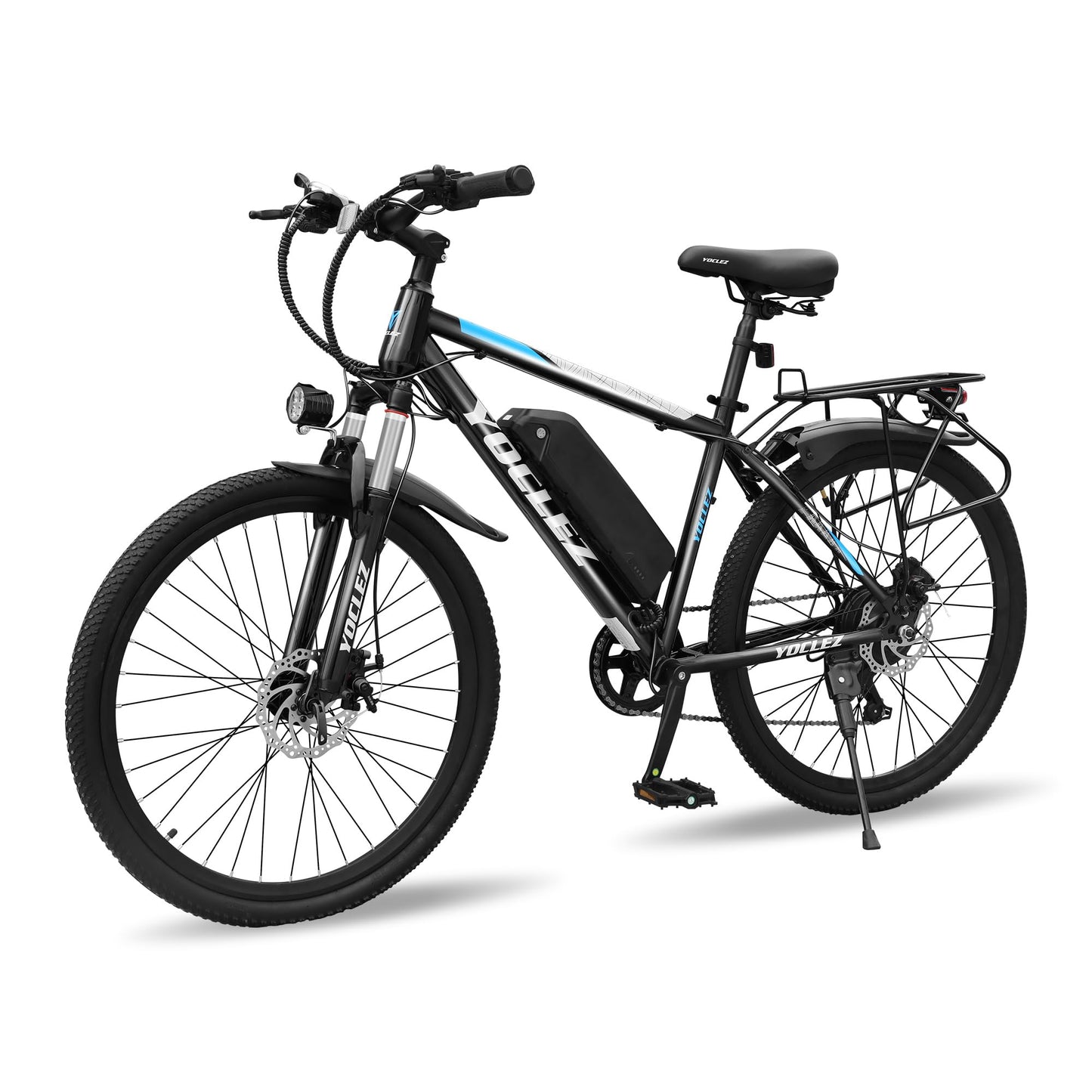26'' Electric Bikes for Adults. City Commuter E-bike with High-Speed Brushless Motor. Electric Bike for 7 Speed Gear, Built-in 36V-8Ah/13Ah Removable Li-Ion Battery, G51 LCD Display, Dual Disc Brake