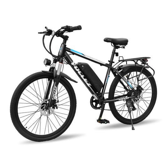 26'' Electric Bikes for Adults. City Commuter E-bike with High-Speed Brushless Motor. Electric Bike for 7 Speed Gear, Built-in 36V-8Ah/13Ah Removable Li-Ion Battery, G51 LCD Display, Dual Disc Brake