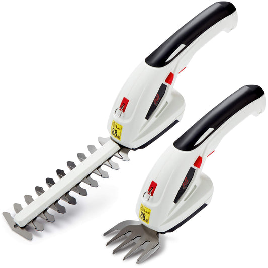 - NETTA 2in1 Grass Shear & Hedge Trimmer | 7.2V Rechargeable 1500mAh Lithium-Ion Battery -