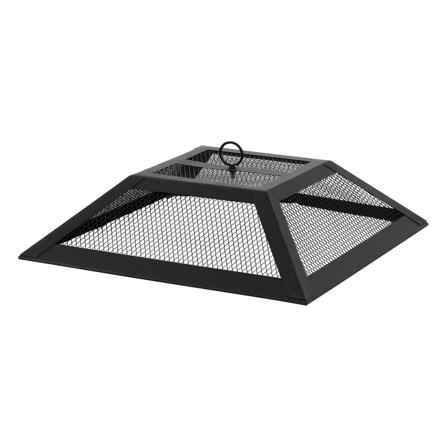 - Parkland Square Fire Pit | BBQ Grill Heater -