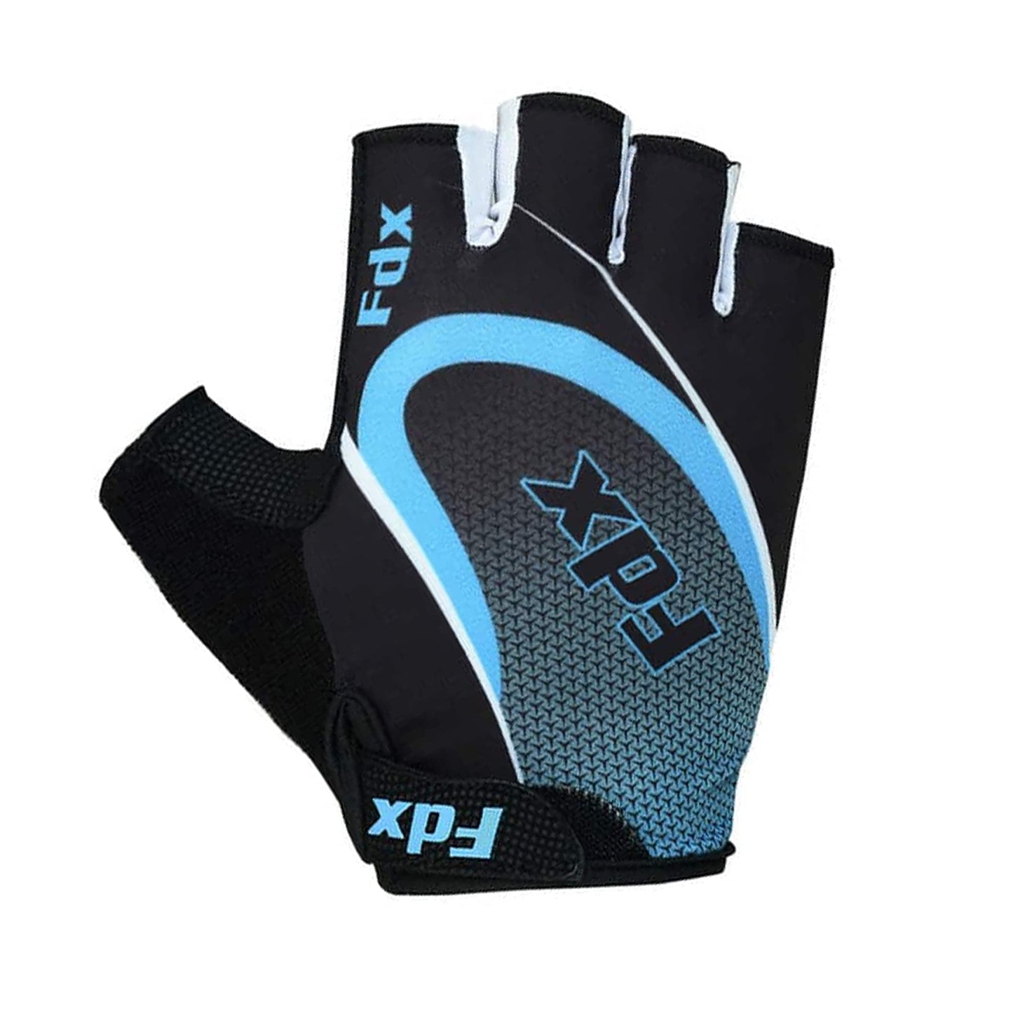 - FDX Half Finger Cycling Gloves | Breathable | Gel Padded Protection | Anti-Slip -