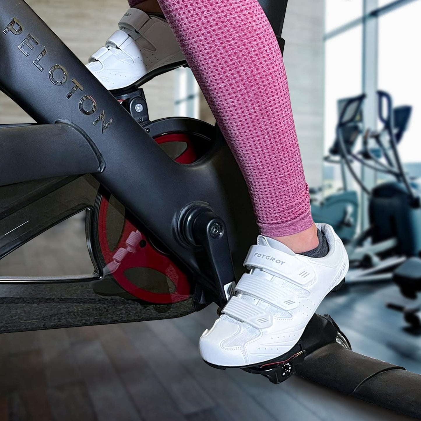 - Men's Cycling Shoes | Compatible with Peloton SPD ARC Look Delta Cleats -