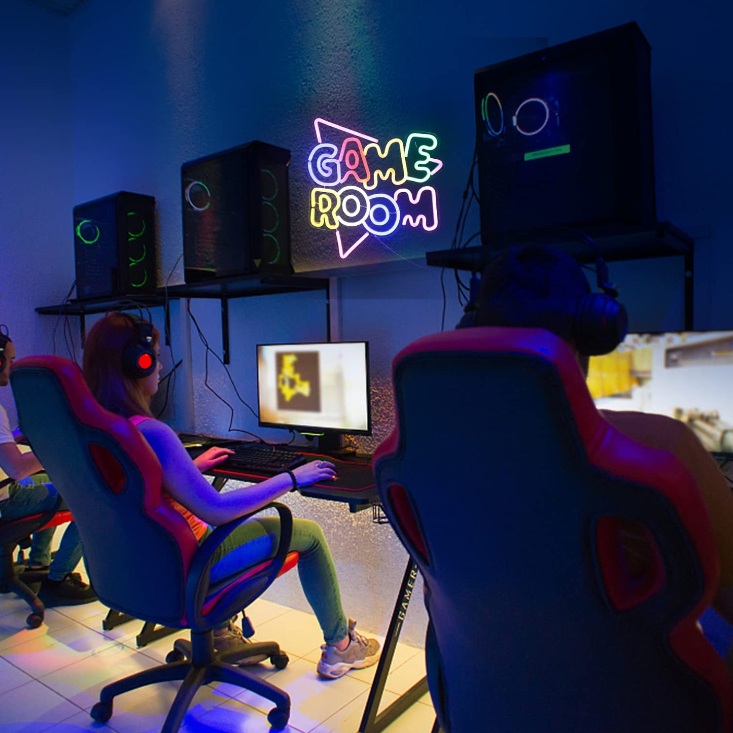 - SIGNSHIP Game Room Neon Signs | Wall Decoration | USB Powered -