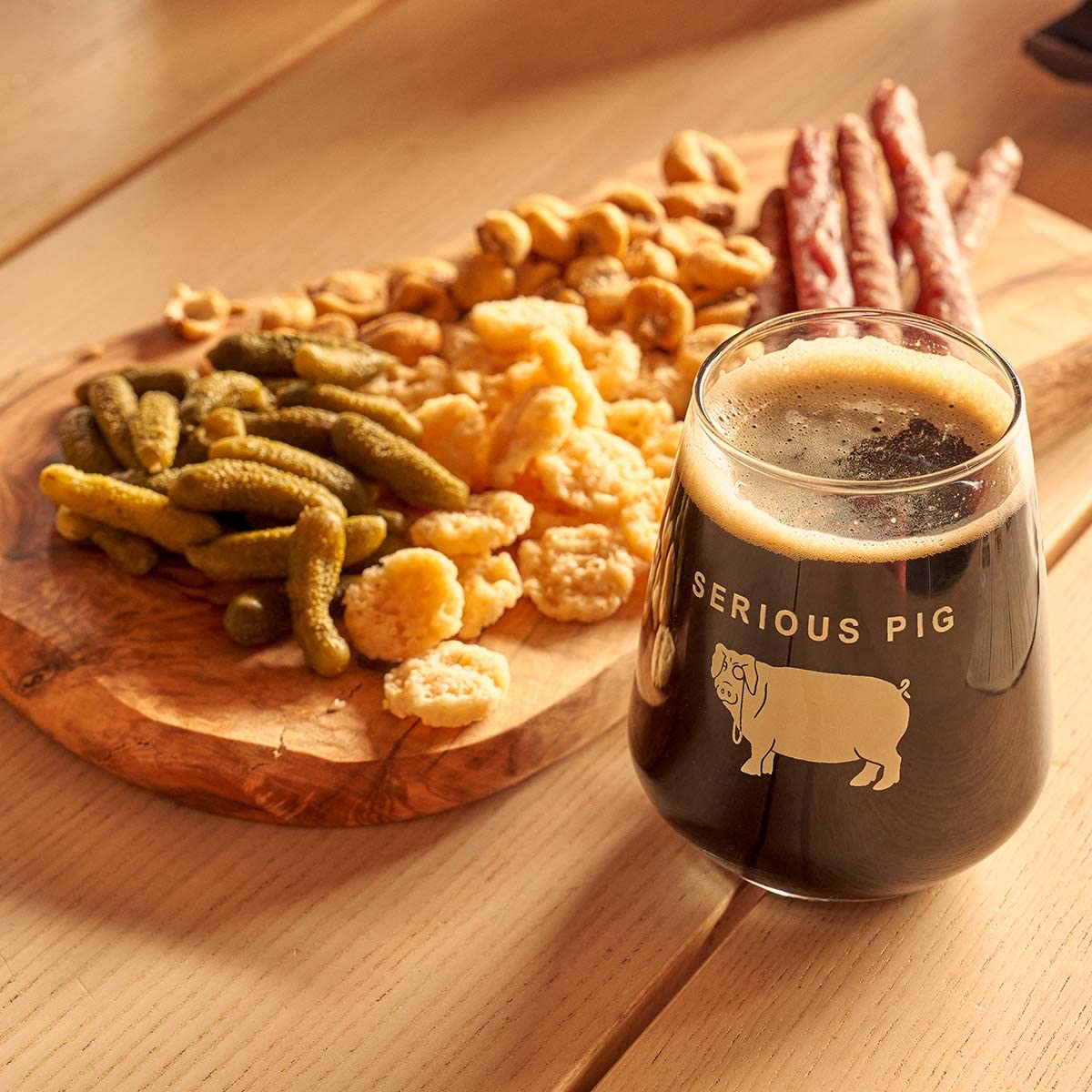 - Serious Pig | Craft Beer And Snacks Tasting Experience Gift Box -