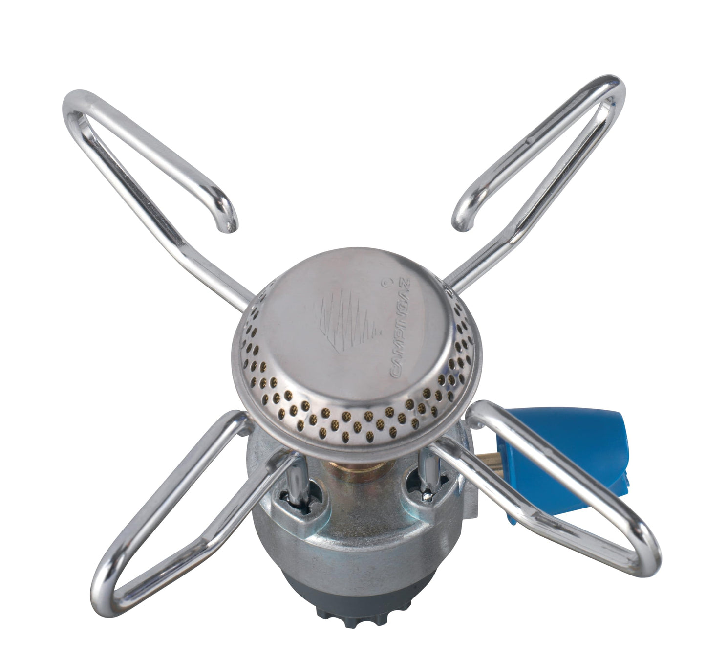Campingaz Bleuet Micro Plus Camping Stove, lightweight 1-burner Gas Stove, high power 1250 watts, for camping, festivals, hiking, runs off CV 470 gas gartridges, Blue