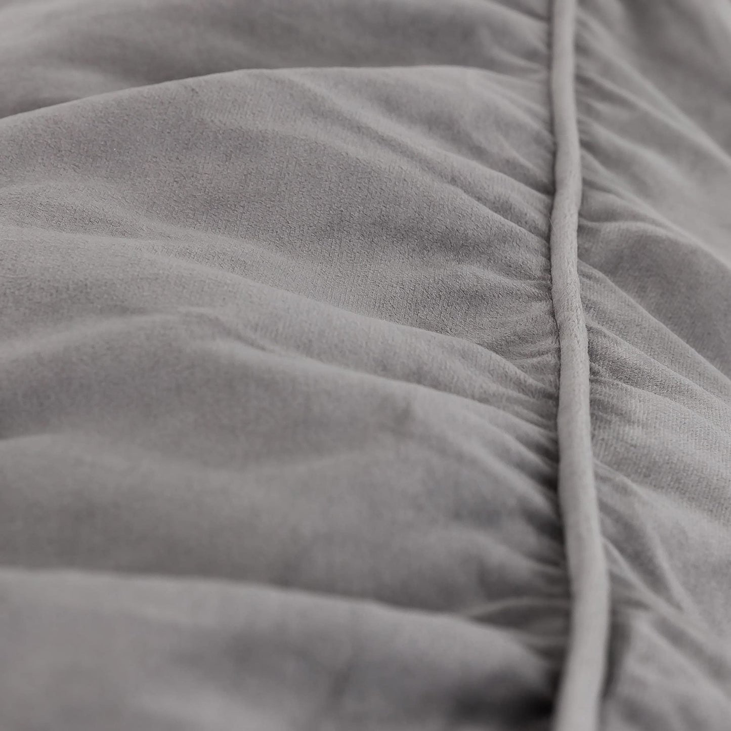 - icon Milano Bean Bag Sofa | Charcoal Grey | Giant Velvet Bean Bag Chair | Loveseat -