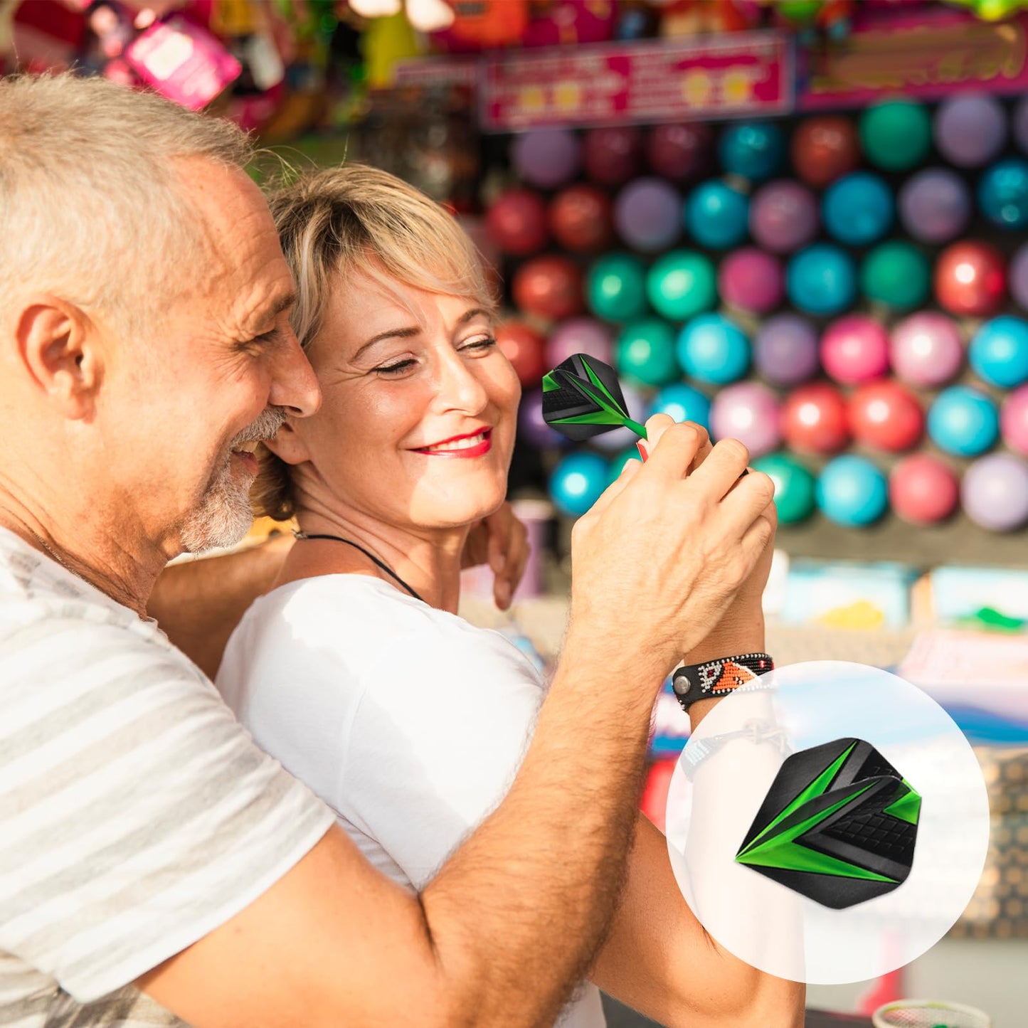 - KALIONE 90Pcs Dart Flights | Standard Dart Flights Durable PET Dart Flights -