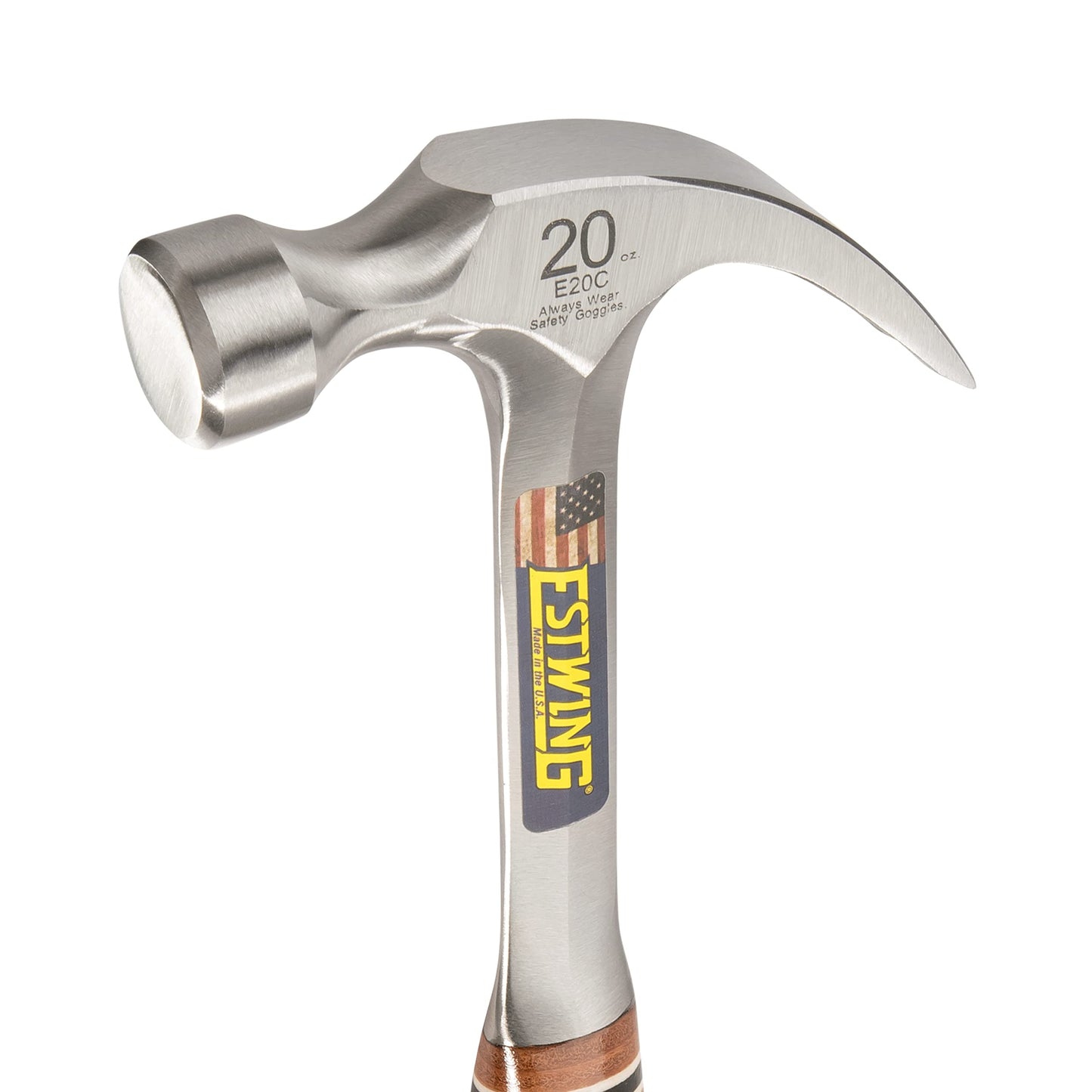 - Estwing E20C Curved Claw Hammer | Leather Grip | 20oz -
