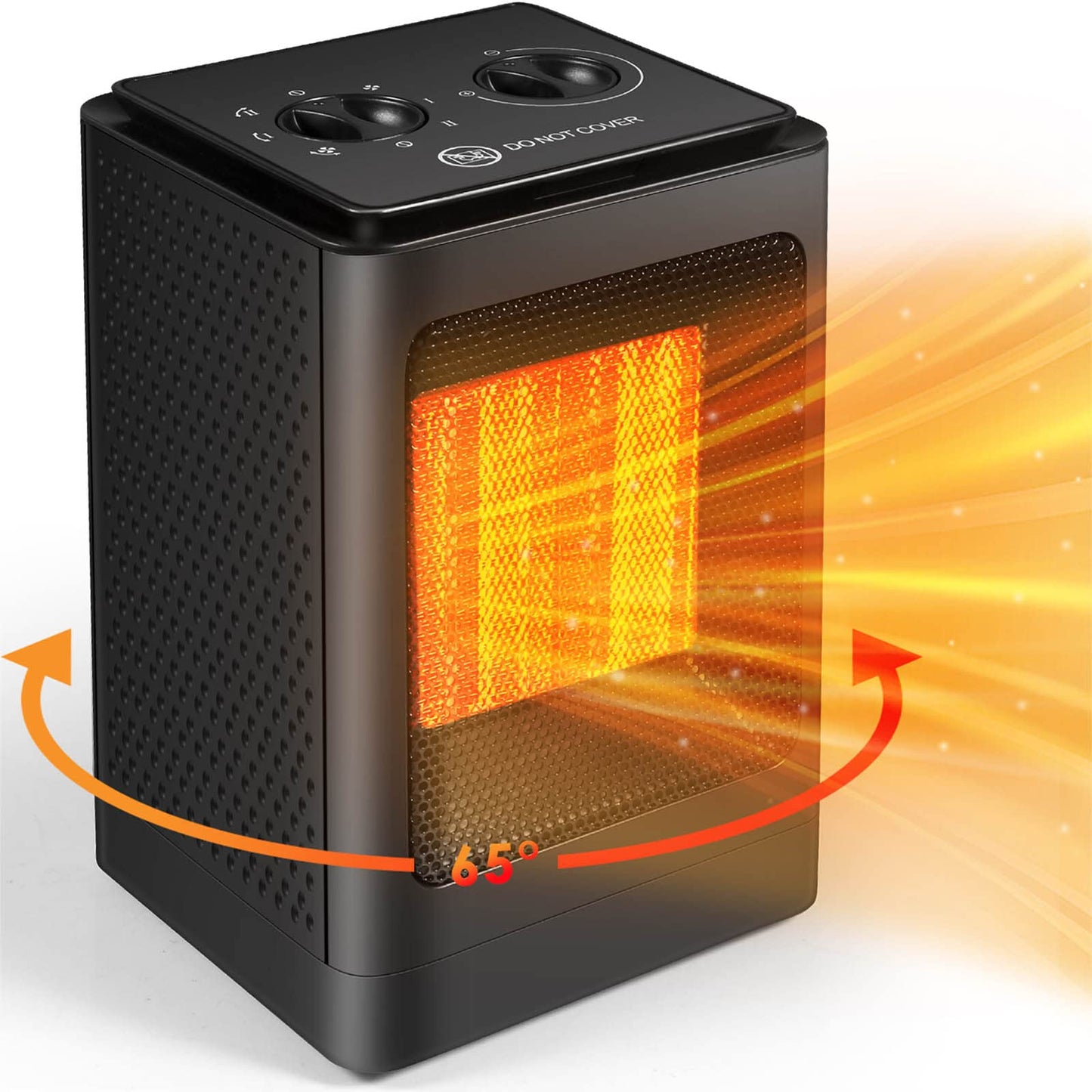 - Portable Space Heater | Fan Heaters for Home Low Energy Silent | 750W / 1500W -
