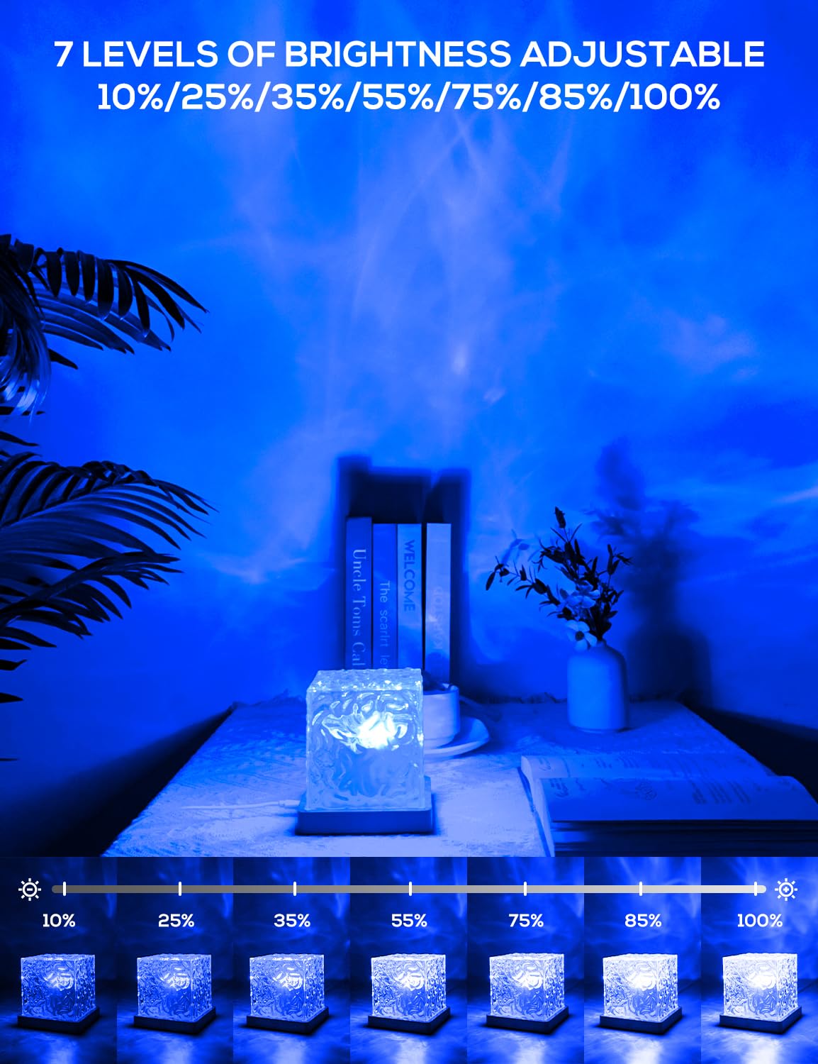 - Gobikey Galaxy Projector Night Light | Ocean Wave Sensory Lights -