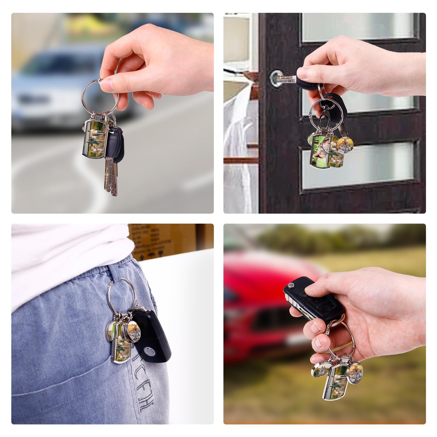 - FIKCIK Personalised Photo Keyring -