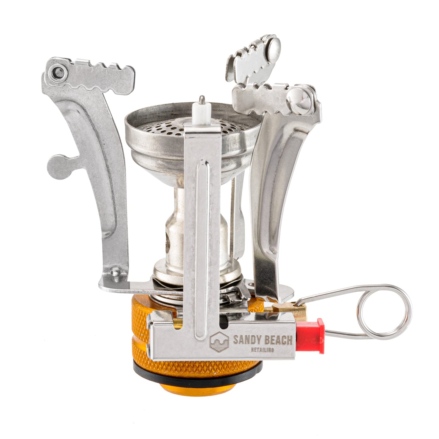 - Sandy Beach Portable Stove | Folding Camping Stove Piezo Ignition | Mini Gas Stove -