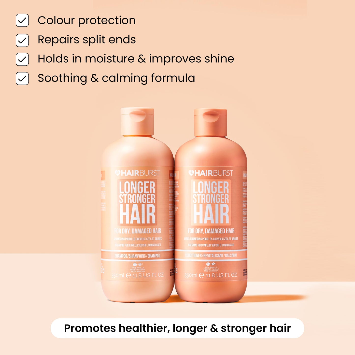 - HAIR BURST Shampoo and Conditioner Set For Dry & Damaged Hair -