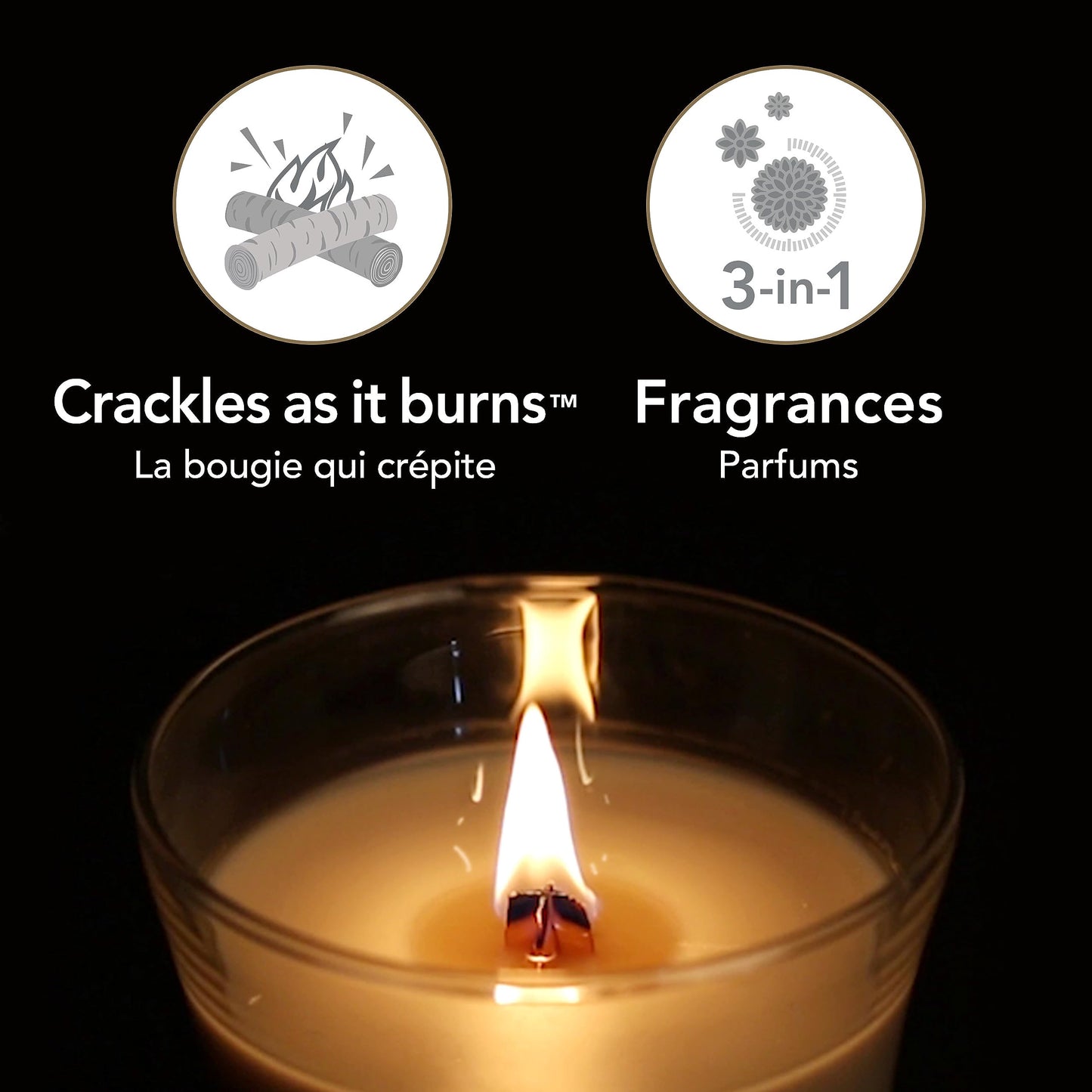 - Woodwick Medium Hourglass Trilogy Scented Candle